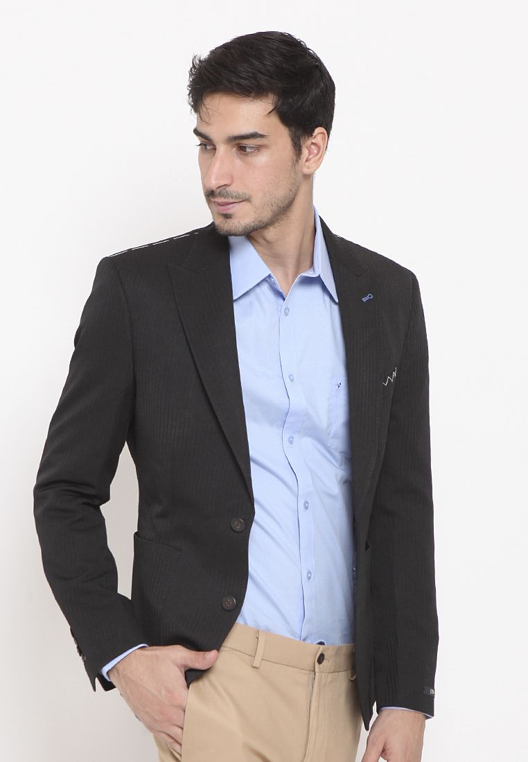 sewa jas tipe ca-m black depan